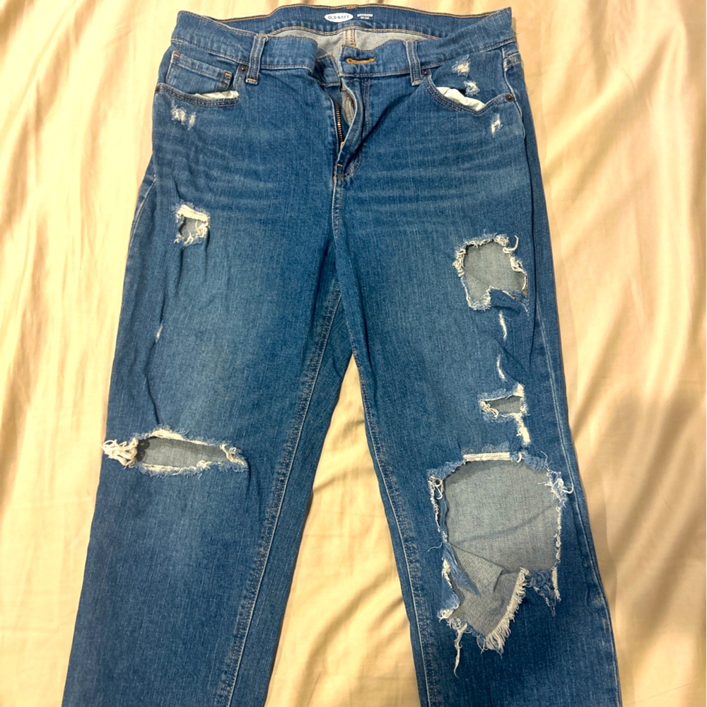Boyfriend, rustic jeans